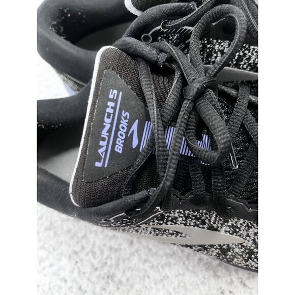 Women's Brooks Launch 5 Black Purple Running Athletic Shoes Size 9.5 M - Picture 6 of 12